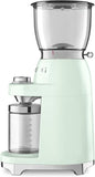 Smeg CGF01PGUK Coffee Grinder, Pastel Green