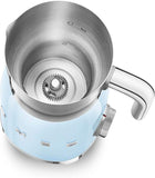 Smeg MFF01PBUK Milk Frother, Pastel Blue