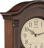 Seiko Gold Tone & Arched Wall Clock with Pendulum and Dual Chimes, 25 x 12.25 x 5 Inch
