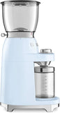 Smeg CGF01PBUK Coffee Grinder, Pastel Blue