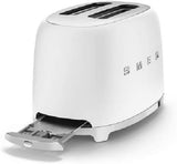 Smeg TSF01WHMUK 2-Slice Toaster, Matte White