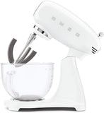 Smeg 50’s Retro Style Aesthetic Stand Mixer SMF13 (White)