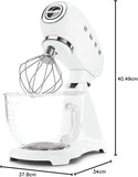 Smeg 50’s Retro Style Aesthetic Stand Mixer SMF13 (White)
