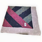 Saint Laurent YSL Multicolour Geometric Print Square Scarf