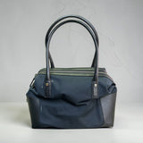 Salvatore Ferragamo Nylon Handbag with Leather Trim