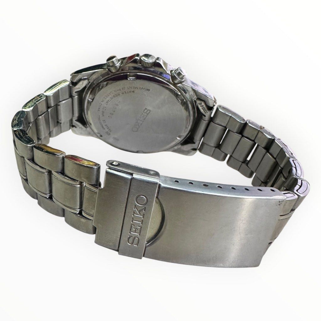 Seiko Quartz Chronograph Black Dial Men’s Watch