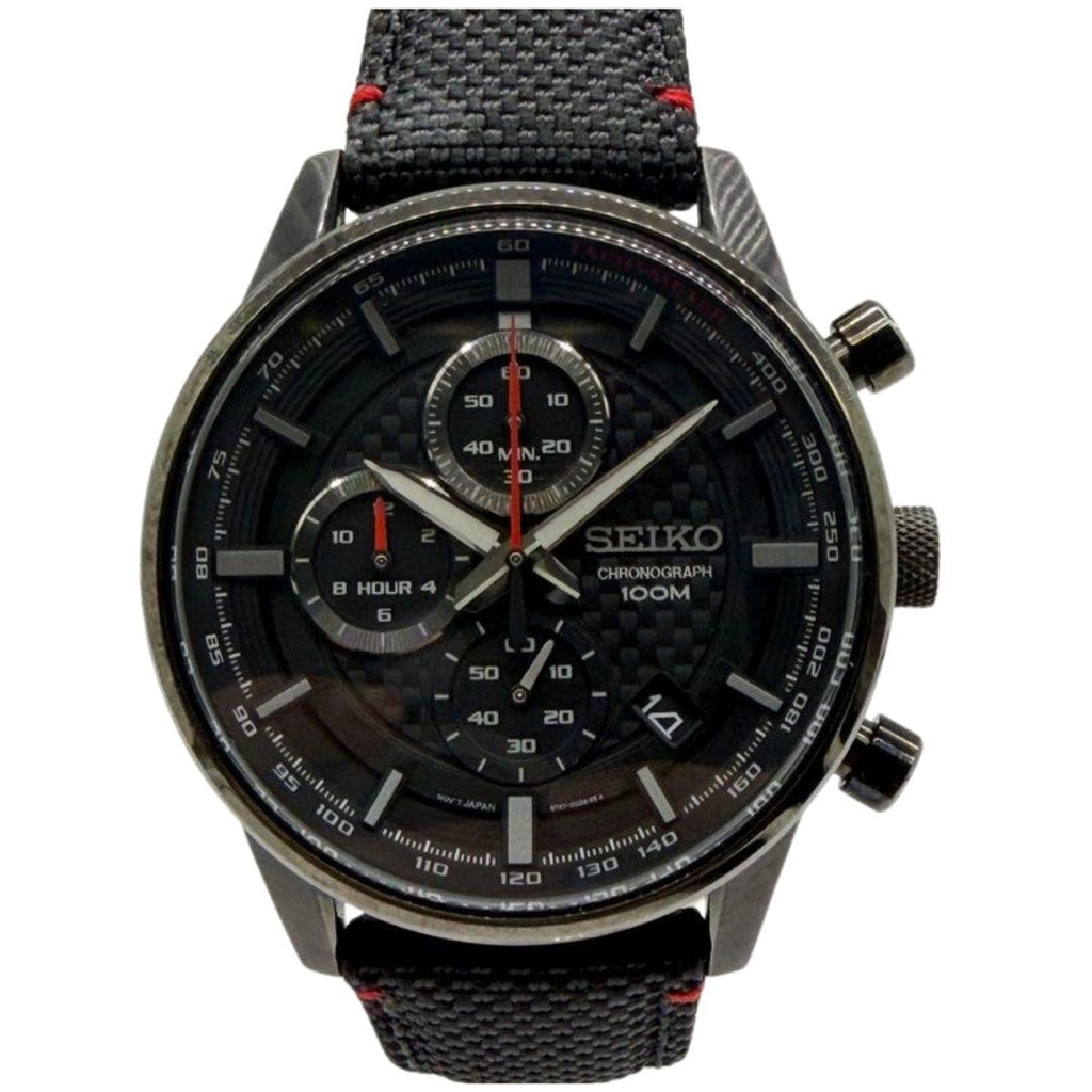 Seiko General SSB315P1 42.7mm Quartz Chronograph Nylon Strap Watch