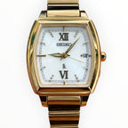 Seiko Lukia Women’s Gold-Tone Quartz Watch 22mm