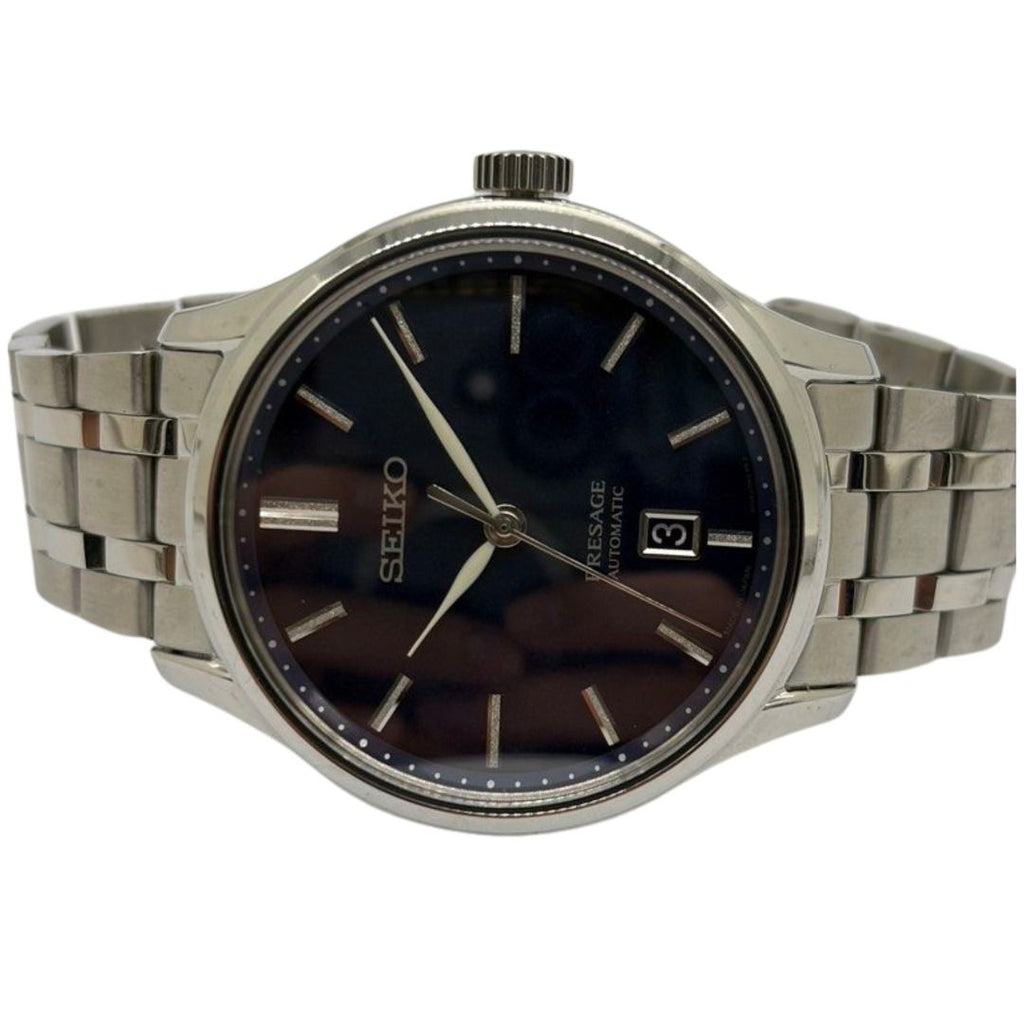 Seiko Presage SRPD41J1 41.7mm Automatic Blue Dial Steel Watch