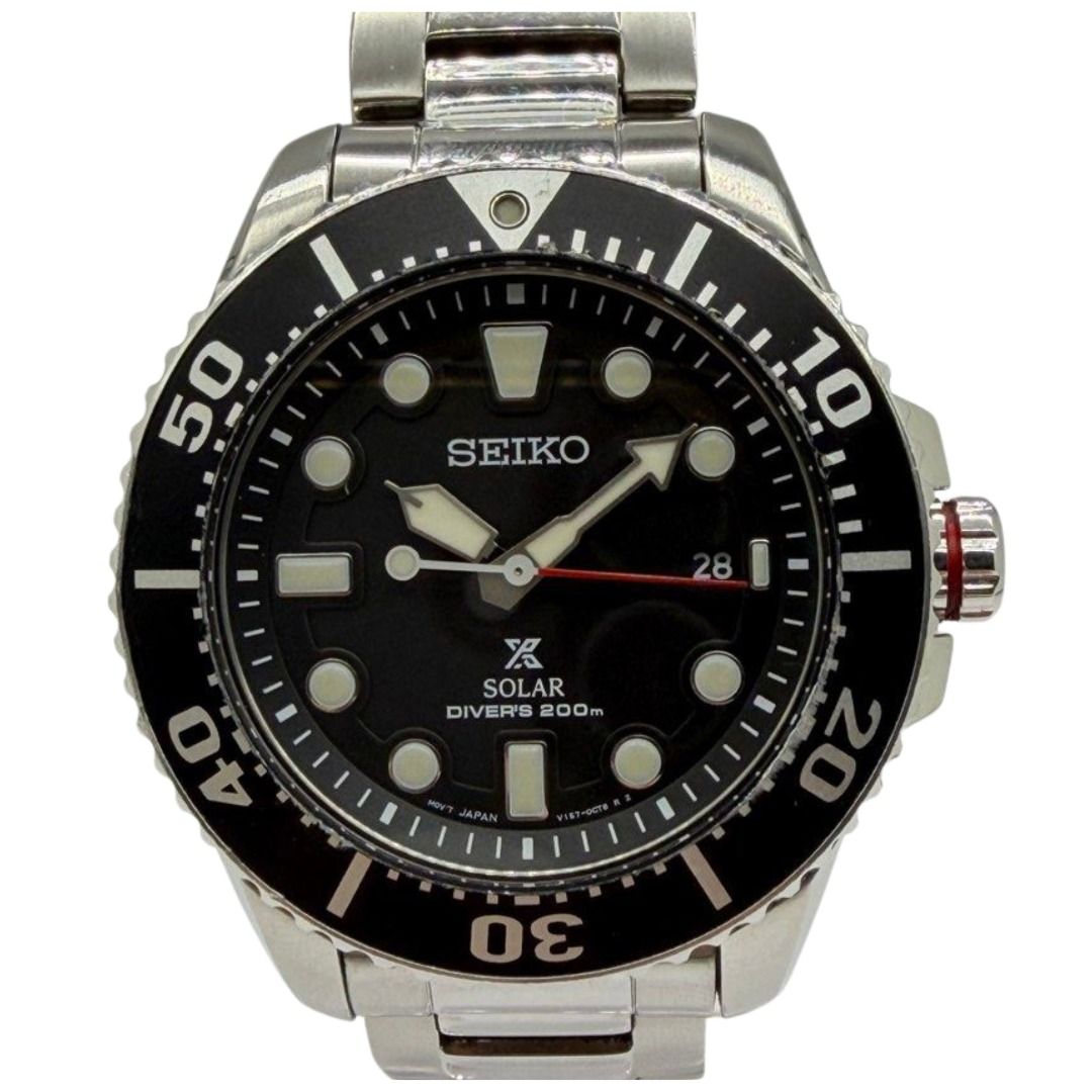 Seiko Prospex Solar SNE551 43.5mm Black Dial Watch Main image