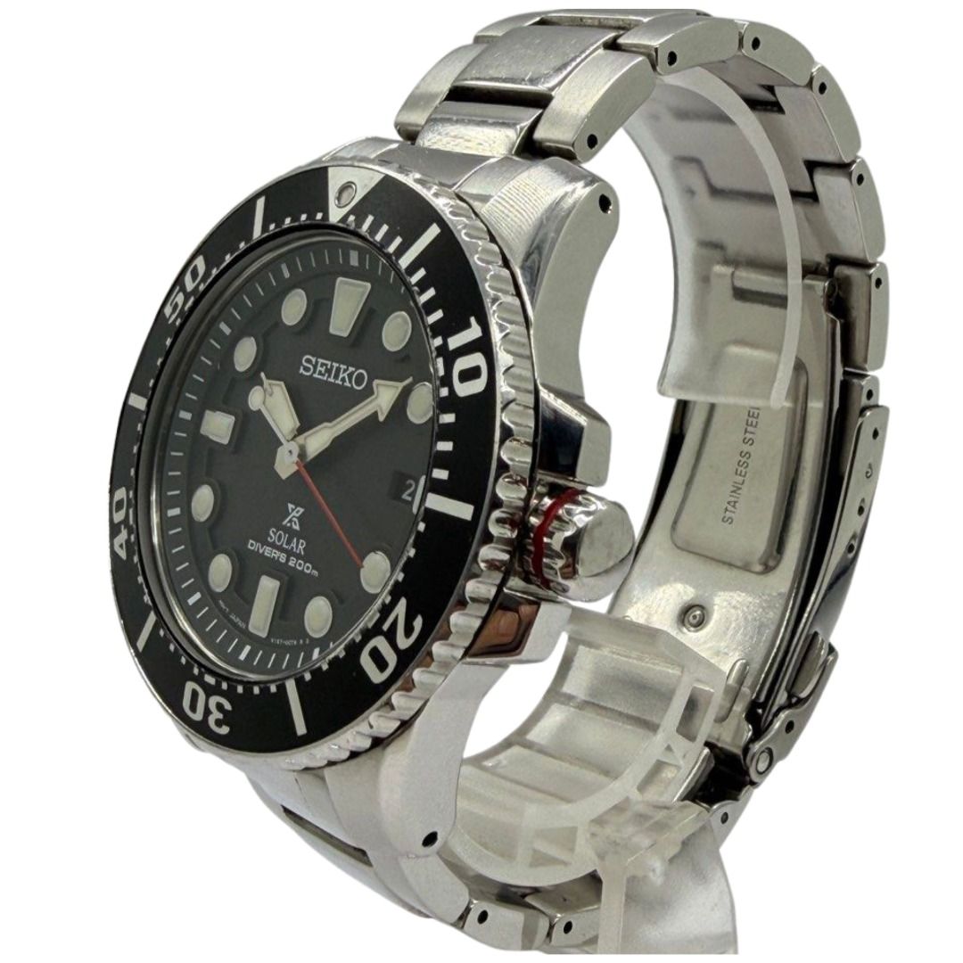 Seiko Prospex Solar SNE551 43.5mm Black Dial Watch Secondary image