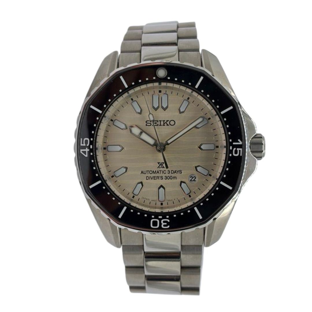 Seiko Prospex SPB481J1 41.3mm Automatic Divers Cream Dial Watch