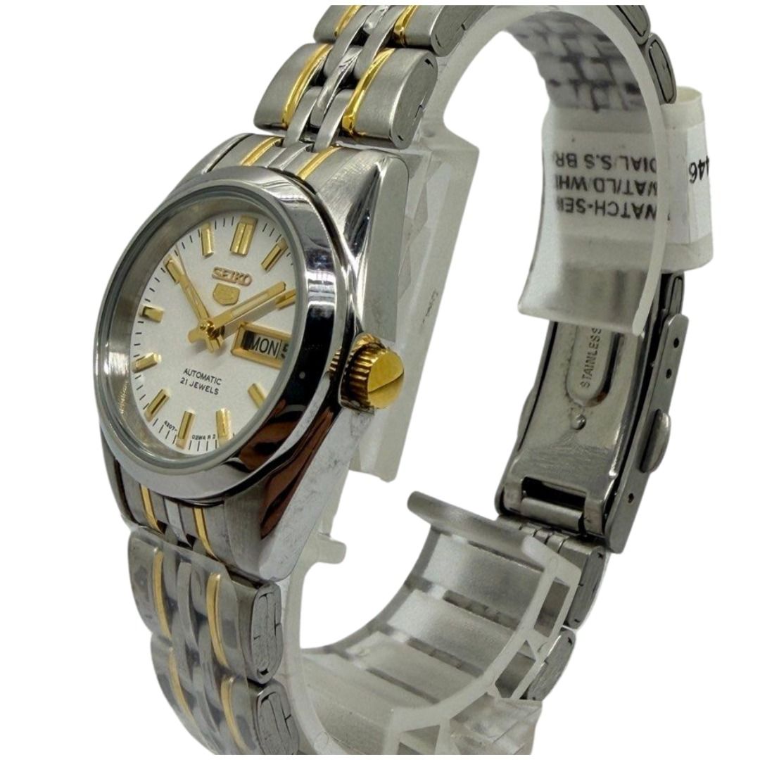 Seiko SYMA35K1 27.9mm Automatic White Dial Watch Secondary image