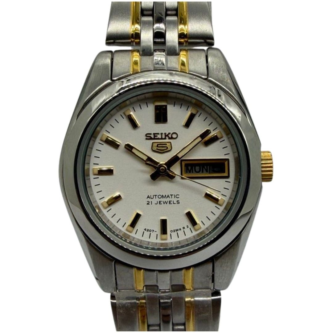 Seiko SYMA35K1 27.9mm Automatic White Dial Watch Main image