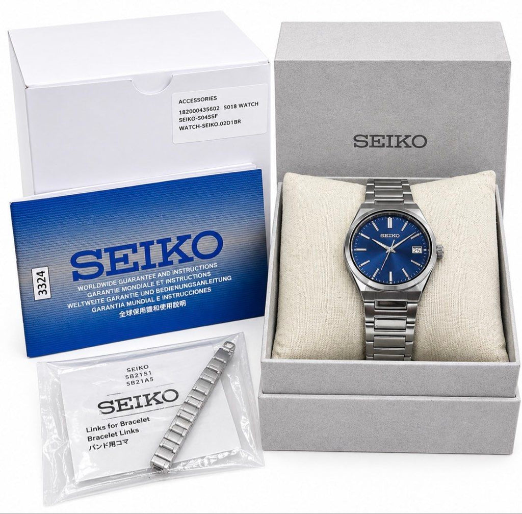Seiko Watch SUR555P1 Quartz Men's watch Blue Dial Stainless Steel 39mm