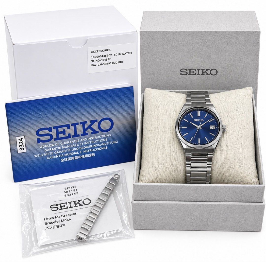 Seiko Watch SUR555P1 Quartz Men's watch Blue Dial Stainless Steel 39mm