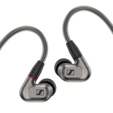 Sennheiser IE 600 Hi-Res Audiophile In-Ear Monitors, German Made, Trueresponse Transducers, Dual Resonator Chambers, Rich Bass, 3 Detachable Cables, Flexible Ear Hook, Silver