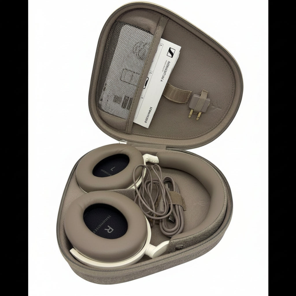 Sennheiser Momentum 4 Wireless Headphones with Adaptive Noise Cancellation Blue