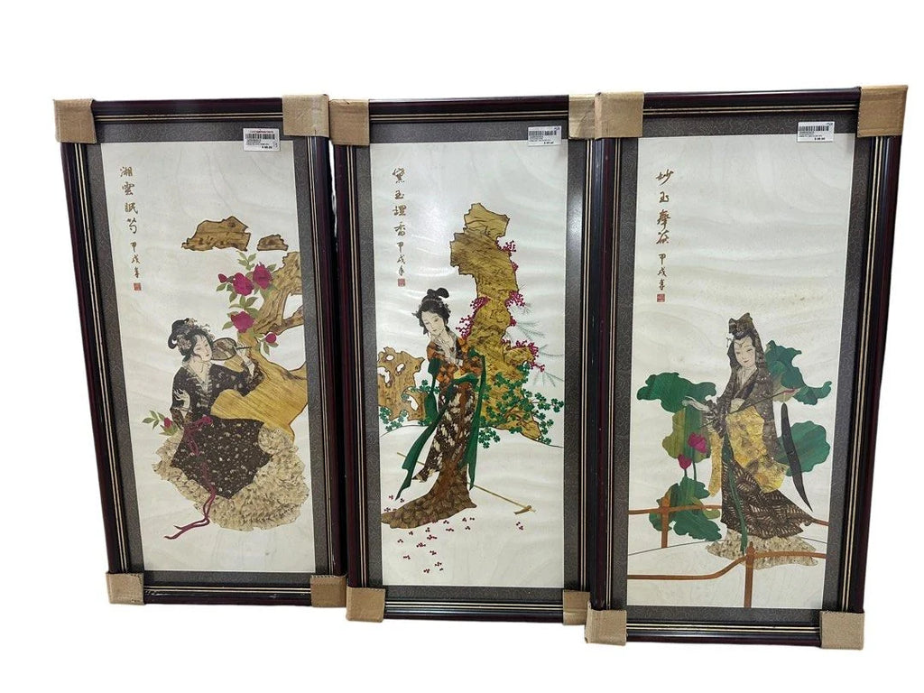 Set of 3 Chinese Art Wall Decor (H85 x L45 cm)