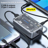 Awei P111K 10000mAh PD 22.5W Power bank fast charging power banks LED Digital Display