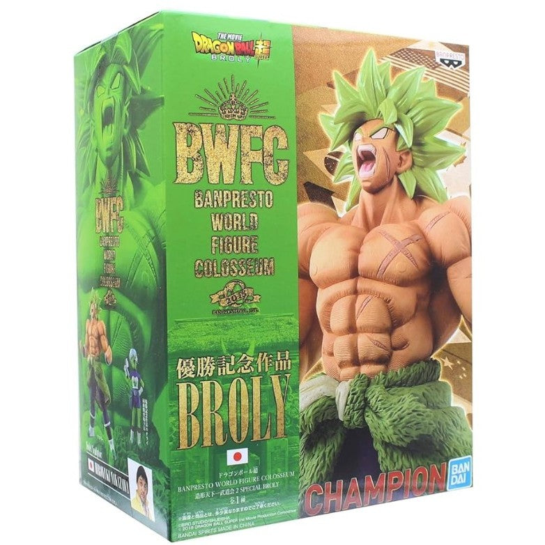 Banpresto 39945 Dragon Ball Super BWFC 2 Champion Special Broly Figure, Multiple Colors