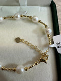 Shuiyu  925 Silver  Pearl Bracelet
