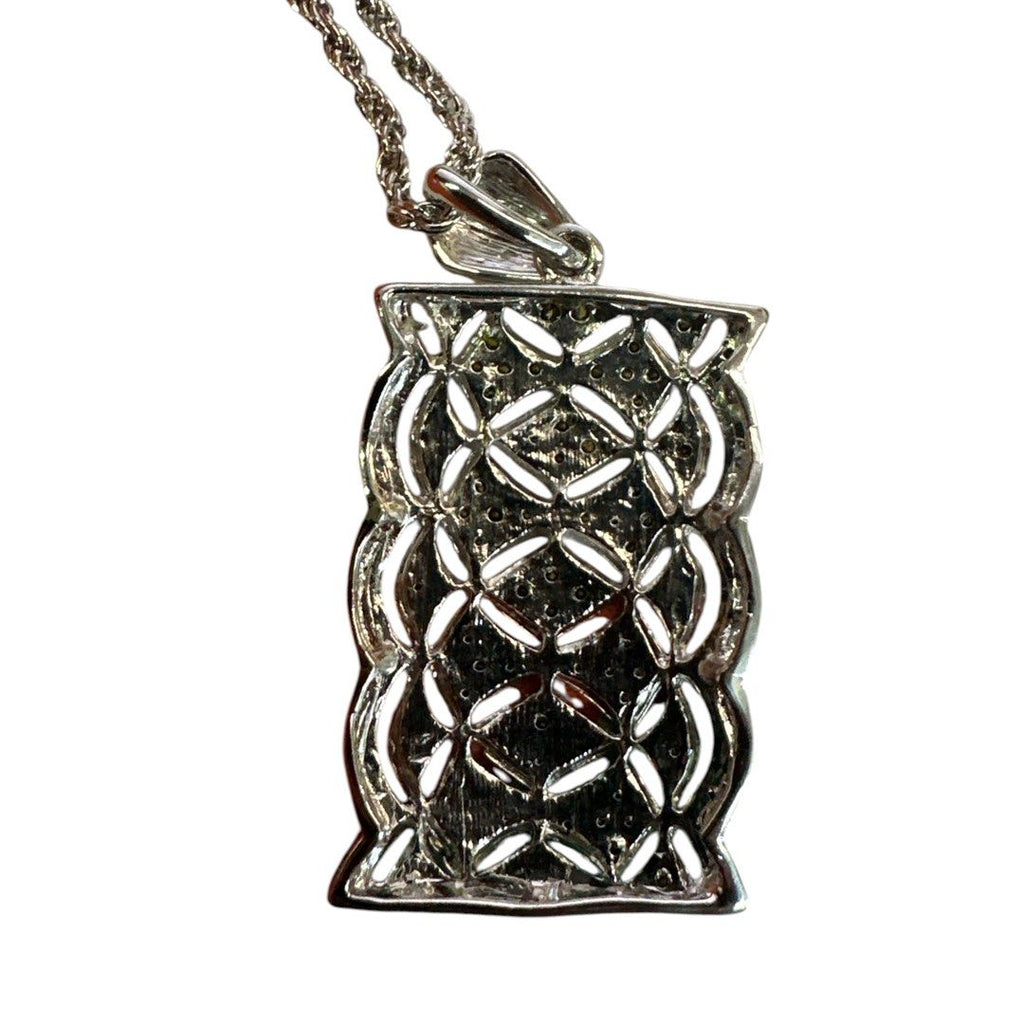 Silver-tone Pendant Necklace