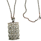 Silver-tone Pendant Necklace
