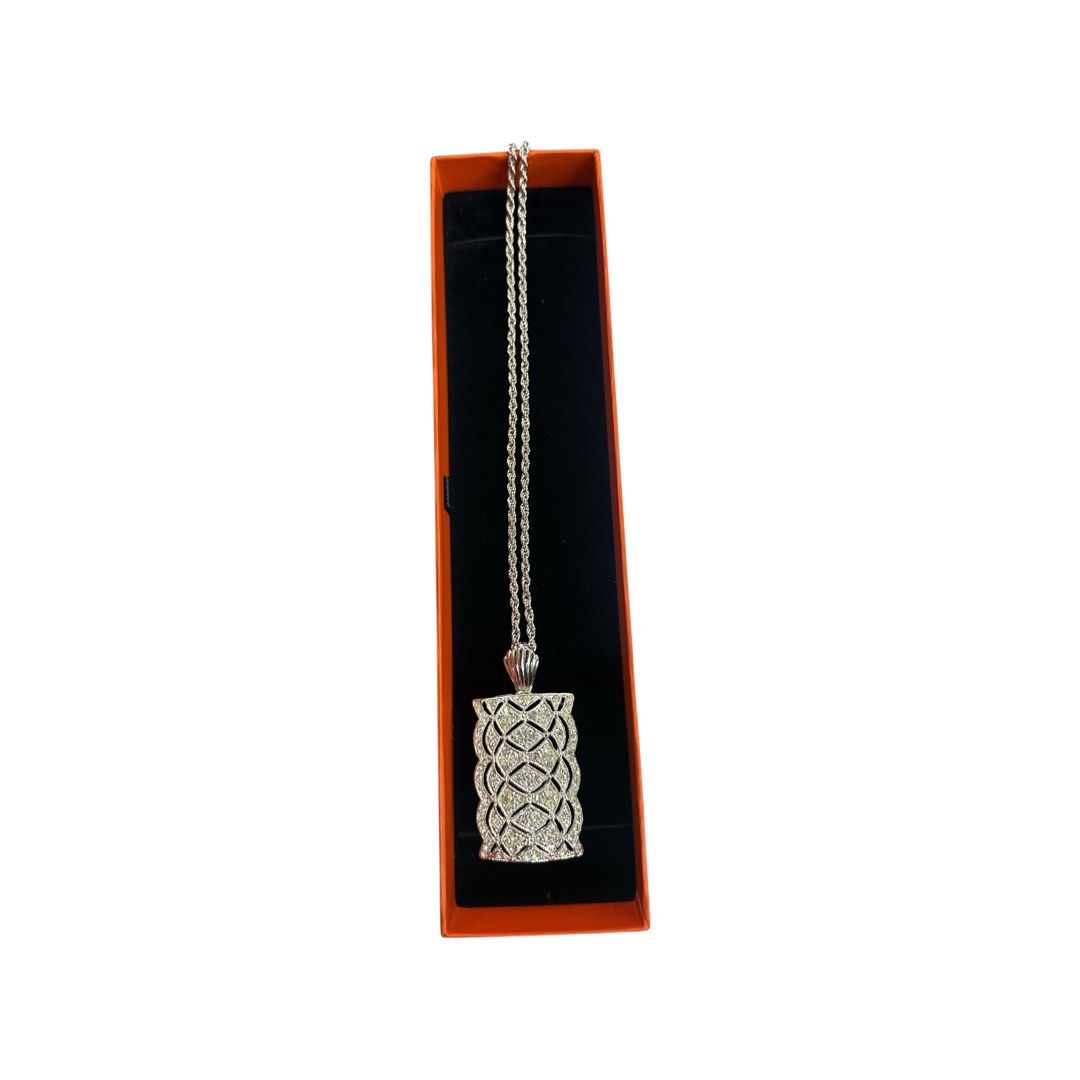 Silver-tone Pendant Necklace