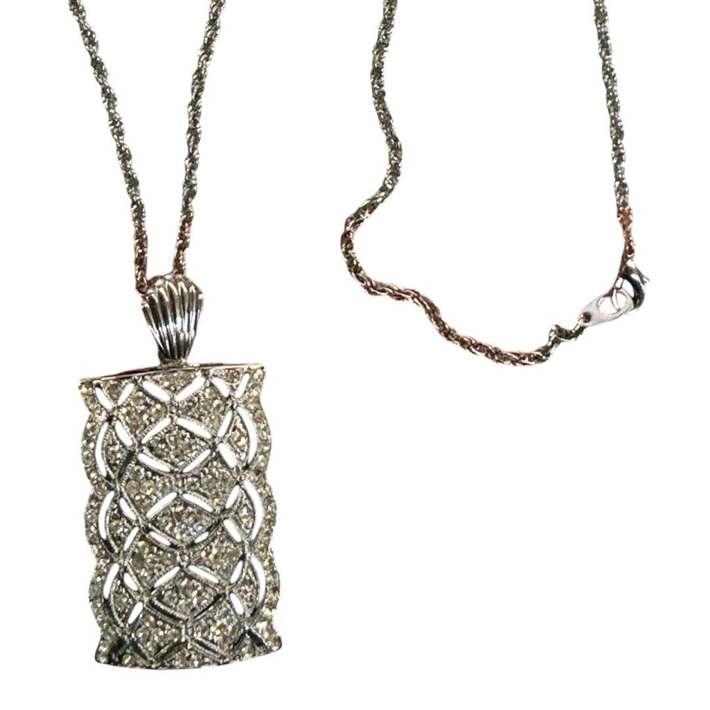 Silver-tone Pendant Necklace