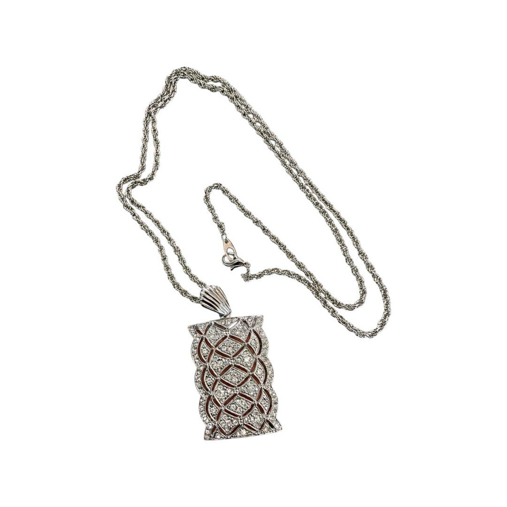 Silver-tone Pendant Necklace