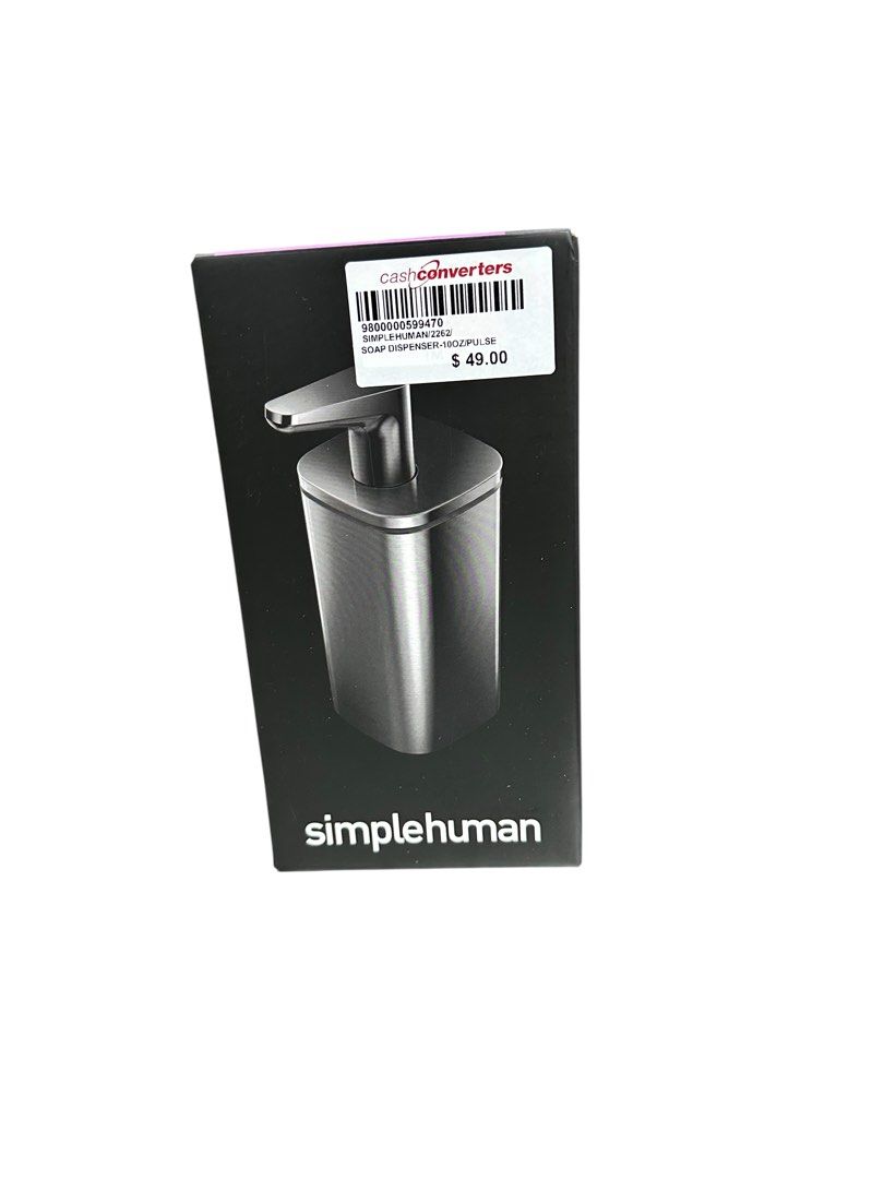 Simplehuman 10 oz pulse pump, stainless steel