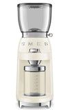 Smeg CGF01CRUK Coffee Grinder, Cream