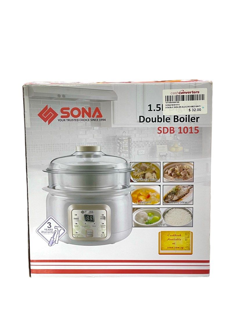 SONA 1.5L Digital Double Boiler SDB1015 Secondary image