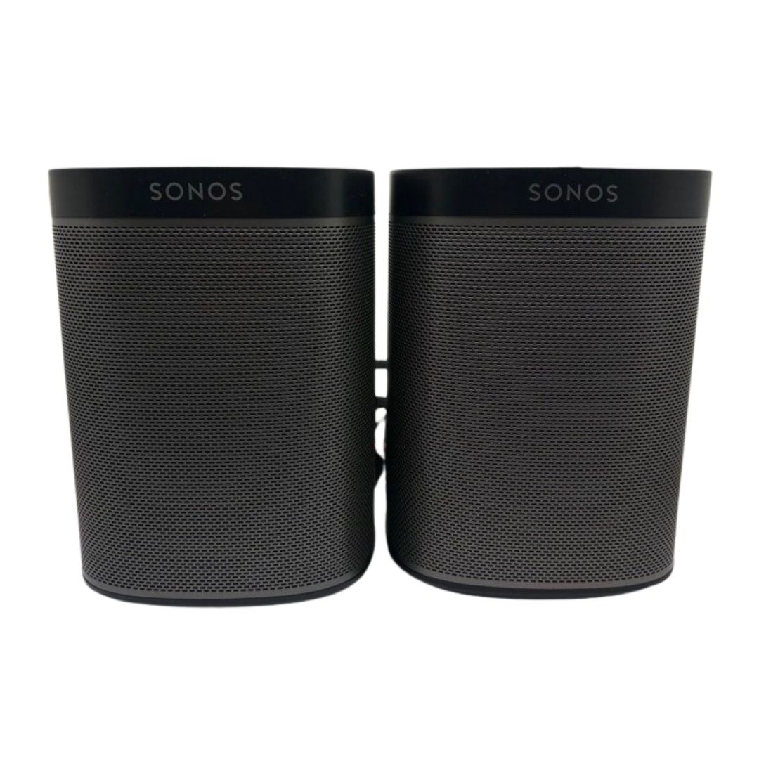 Sonos Play 1 Wi-Fi Speaker 2-Pack - Black