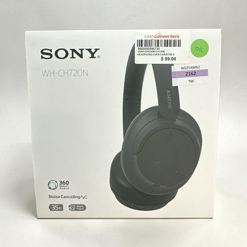 Sony WH-CH720N Noise Canceling Wireless Headphones Bluetooth Over The Ear Headset with Microphone and Alexa Built-in, Black New