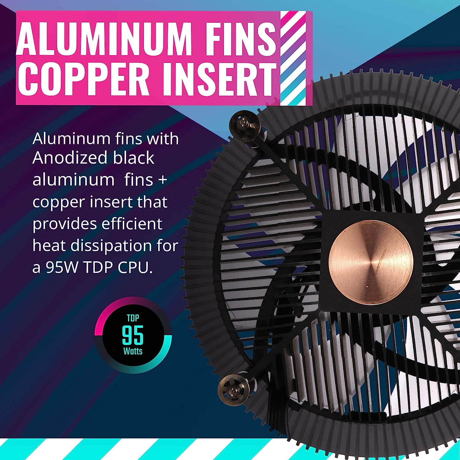 Cooler Master i71C RGB Intel Low-Profile CPU Air Cooler ?RRI71C20PCR1 Secondary image