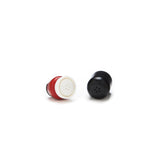 Stackable salt and pepper shakers. Salt and pepper shakers, made of plastic