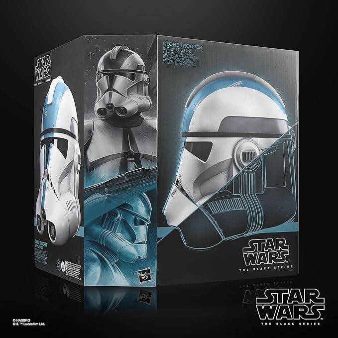 Star Wars The Black Series Clone Trooper 501st Legion Premium Electronic Helmet