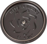 STAUB 11721225 Cast Iron Petite French Oven Matte Black 0.75 Quart