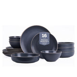 Stone Lain Lauren Modern Stoneware 16-piece Round Dinnerware Set