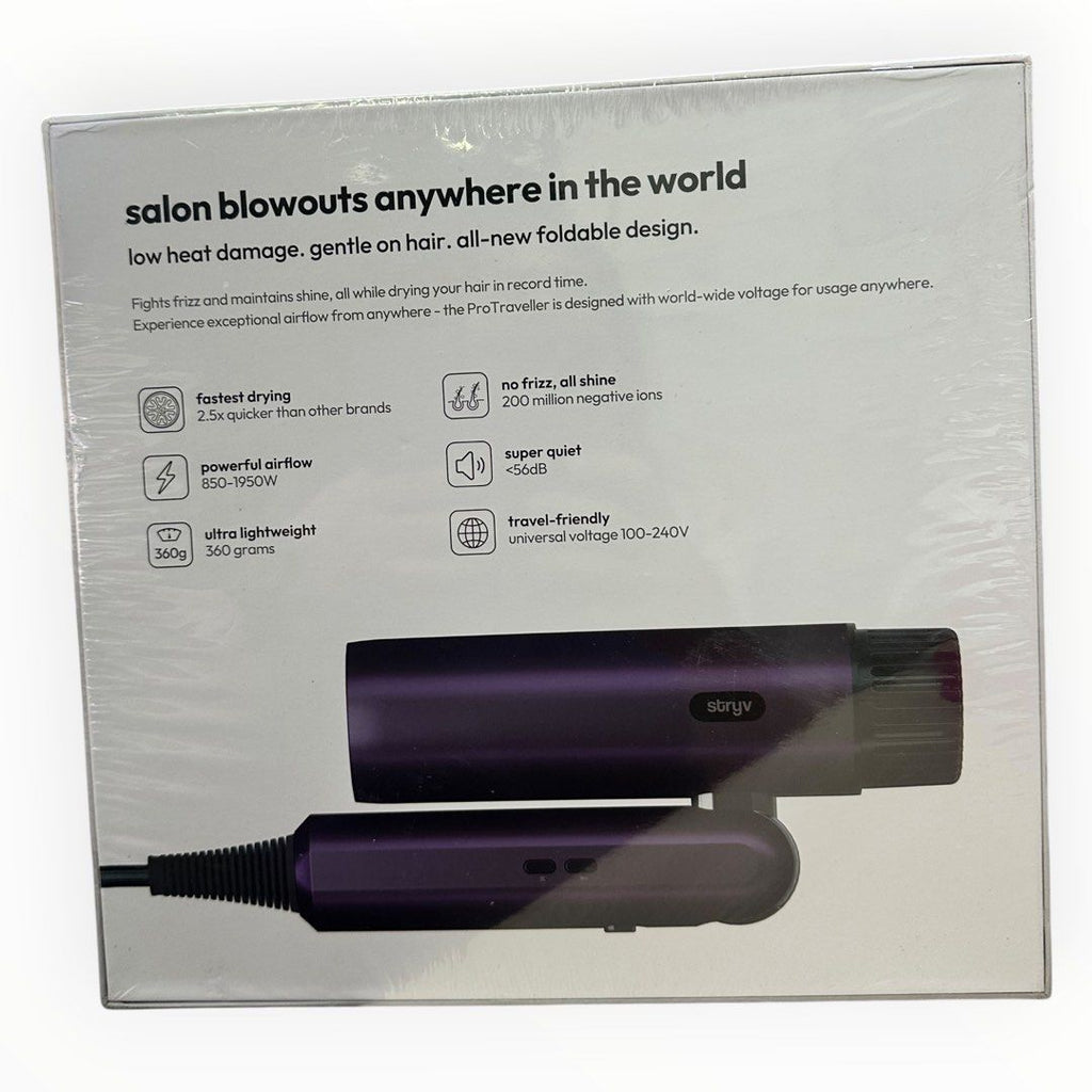 Stryv ProTraveller 2.0 Foldable Travel Hair Dryer