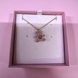 Swarovski Necklace bear design