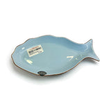 Table Matters NB41120 Nautical Blue - 12 inch Fish Serving Plate
