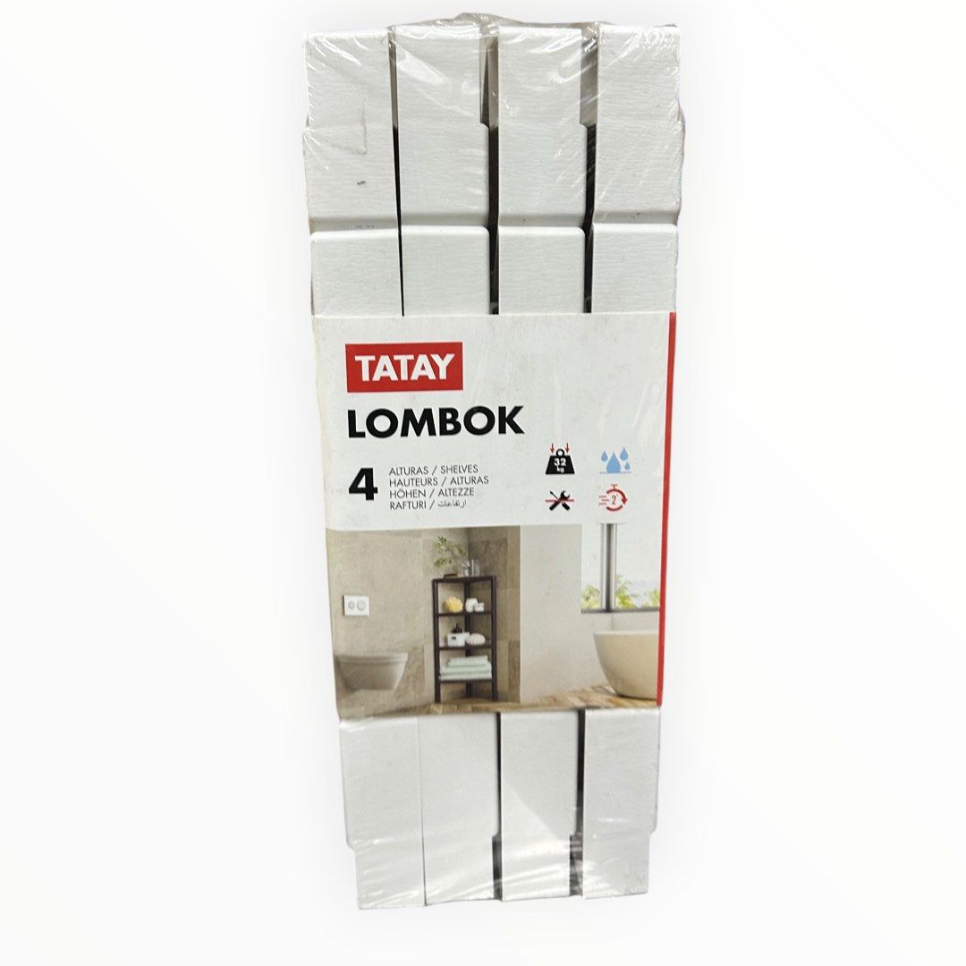 TATAY Shelving Unit Quick Fix Indoor and Outdoor Use With Screws