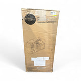 Teamson Kids Little Chef Chelsea Modern Play Kitchen Toddler Pretend 2 pcs Play Set with Accessories and Ice Maker White Gold