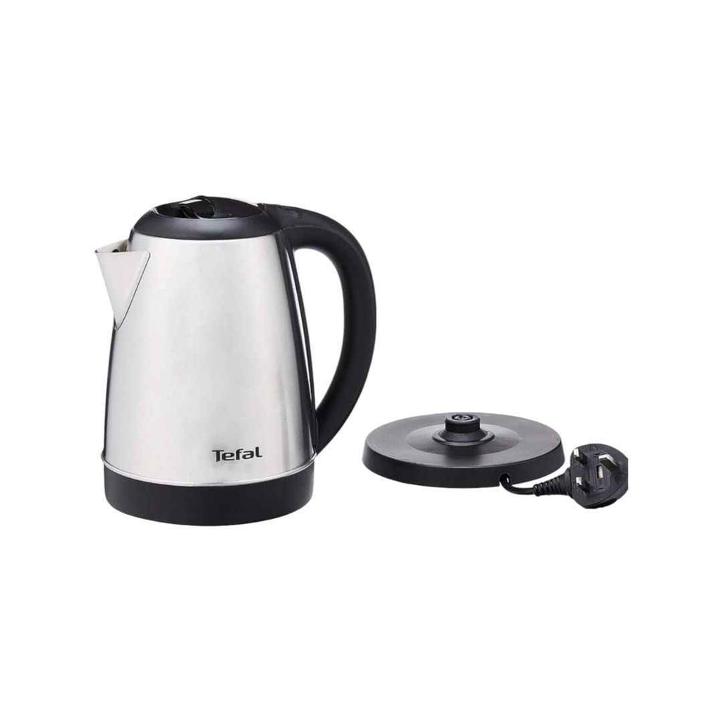 Tefal Handy KI800D - Electric Kettle, 2200W, 1.7L Capacity, Stainless Steel Body, 360 degree Rotational Base, Silver