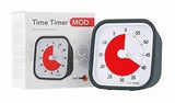 Time Timer TTM9-W Study Timer, Mod (with Cover, Charcoal Gray, 3.5" (9 cm), 60 Mins, Learning Alarm