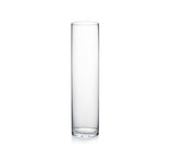 WGVI Quality Thick Weighted Tall Clear Cylinder Glass Vases, W4