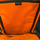 Yoshida & Co, Porter Black & Orange Shoulder Bag (Made In Japan)